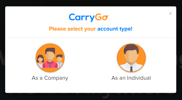 how to become a transporter at carrygo